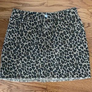 Leopard Print Skirt - Never been worn!